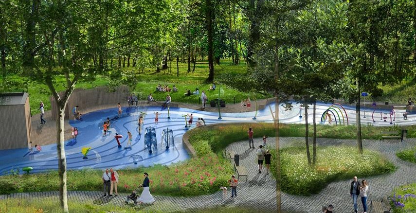 Prezydent Stalowej Woli Lucjusz Nadbereży zdradził, że w kierowanym przez niego magistracie od kilku miesięcy trwają prace nad stworzeniem nowej oryginalnej atrakcji dla dzieci. Wodny park zabaw miałby powstać w parku miejskim.